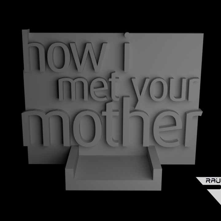 How I met your mother wall mount (hanger)