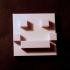 Pixilated Smiley Face print image
