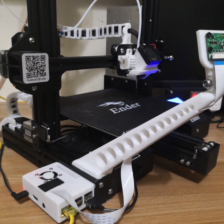 Ultimate Sturdy Octoprint / Pi Camera Mount - Ender 3 - Stewpercharged