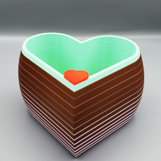 Picture of print of Heart Shaped Self Watering Planter This print has been uploaded by Diego Pantoni