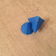 Picture of print of shape tetrahedron
