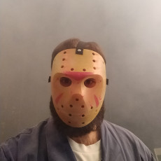 Picture of print of Jason X Hockey Mask