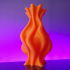 Flame Vase print image