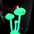 Glowing Mushrooms print image
