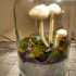 Glowing Mushrooms print image
