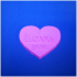 I Love you Heart print image