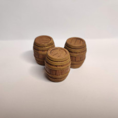 Picture of print of Wooden Rope Barrel for Gloomhaven This print has been uploaded by M