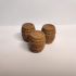 Wooden Rope Barrel for Gloomhaven print image