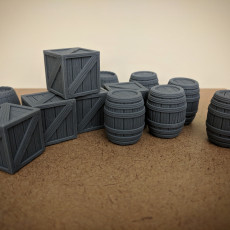 Picture of print of Wooden Crate for Gloomhaven