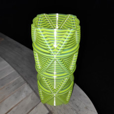 Picture of print of triangles on a curve vase This print has been uploaded by Richard R.