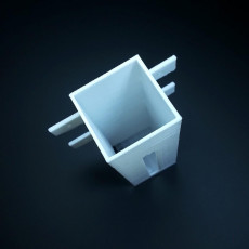 Picture of print of 3d square tube short