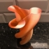Candy twist vase east to print image