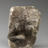 Architectural fragment with head of a man (?) image