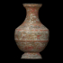 Jar (hu) with chariot scene image