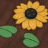 Echo Dot Sunflower Wall Art (2nd Gen) image