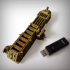 Steampunk USB holder. image