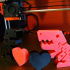 Flexi and Flexina Rex with Valentine's Day Heart image