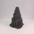 Spiral Pyramid - Geometric structure generated by math rules print image