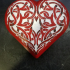 Celtic Heart Pattern Box print image