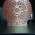 Aztec sun stone print image