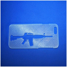 Picture of print of assault rifle iphone 6 case