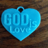 GOD is Love Heart Pendant image