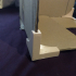 Corner mount for cardboard or plastic image