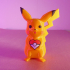 Valentine Pikachu image