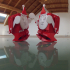 Boxing Santa biped robot image
