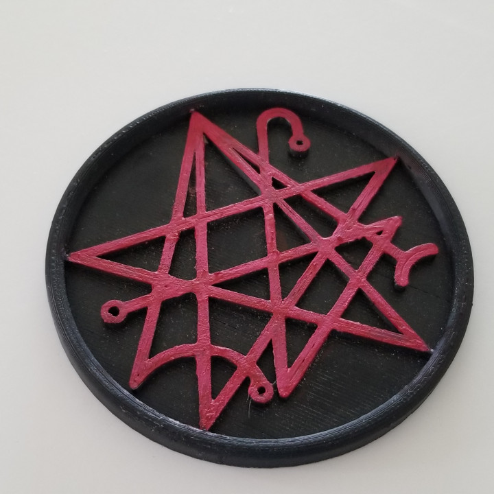 Necronomicon Symbol Coaster