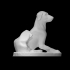 Statuette of a seated dog image