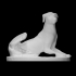 Statuette of a seated dog image