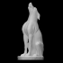 Statuette of a howling dog image