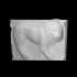 Relief with a lion image