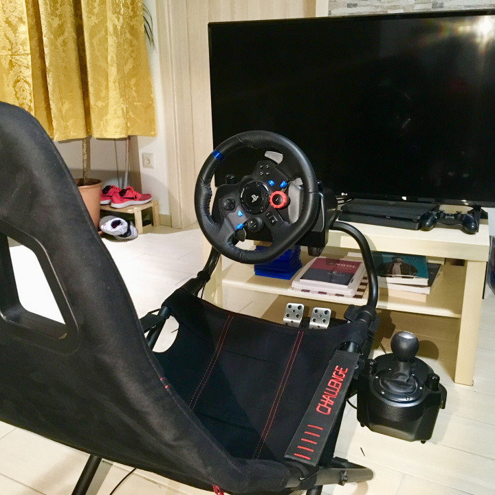 3D Printable Logitech H shifter Console for Playseat Challenge by Elod  Birtalan