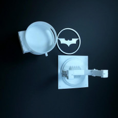 Picture of print of echo dot - Bat Signal This print has been uploaded by Li Wei Bing