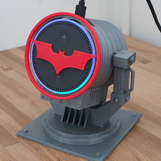 Picture of print of echo dot - Bat Signal