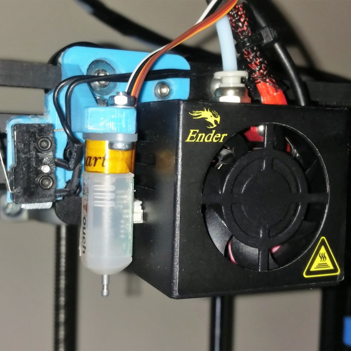 3D Printable Creality Ender-4 BL-Touch Mounting Plate by Shaggy Dog