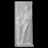Marble grave stele of a young woman image