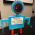 Alexa Echo Dot Robot with whiteboard and pen holder image