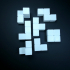 Puzzle cube print image