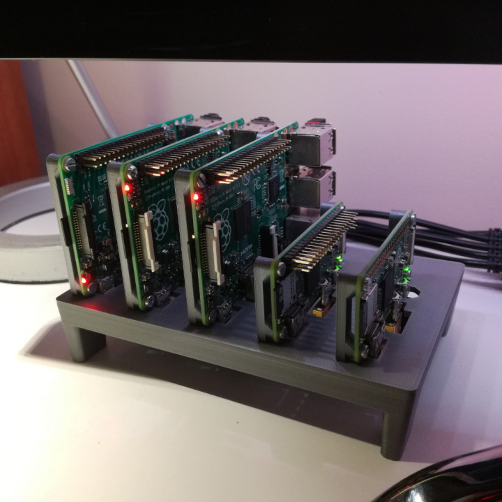 Compact Raspberry Pi Rack