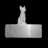 Animal Coffin with a cat figurine image