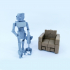 ARTICULATED HOUSEKEEPER ROBOT 3.75 INCH - NO SUPPORT image