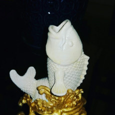 Picture of print of Japanese Porcelain Carp