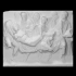 Marble sarcophagus fragment image