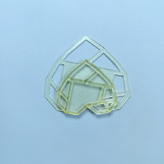 Picture of print of hohlo low poly heart This print has been uploaded by Li Wei Bing