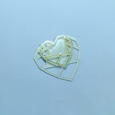 Picture of print of hohlo low poly heart This print has been uploaded by Li Wei Bing