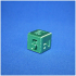 6 sided number dice print image