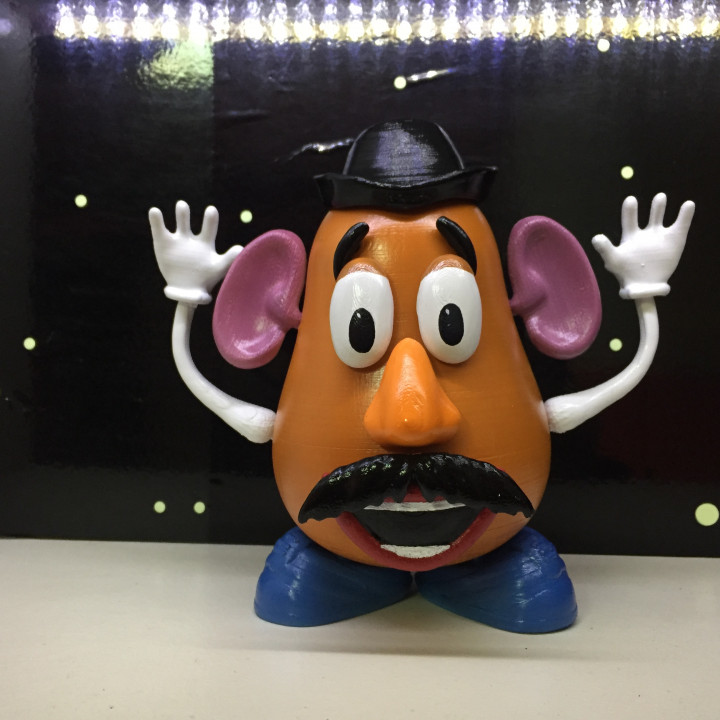 3D Printable Mr. Potato Head by Dream it Model it